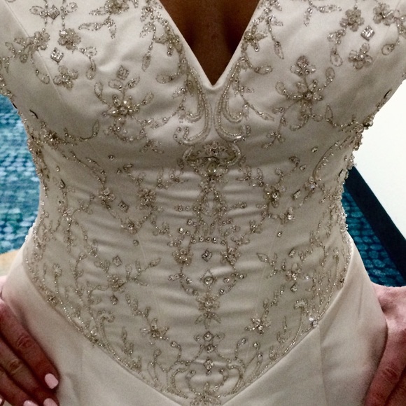 Brand new Allure wedding dress with the tag!! - Picture 6 of 8